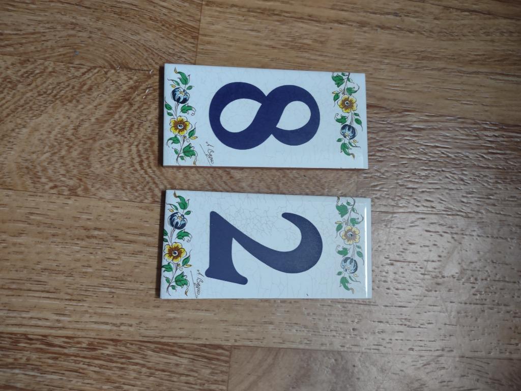 Numéro de porte, Antiek en Kunst, Antiek | Keramiek en Aardewerk, Ophalen