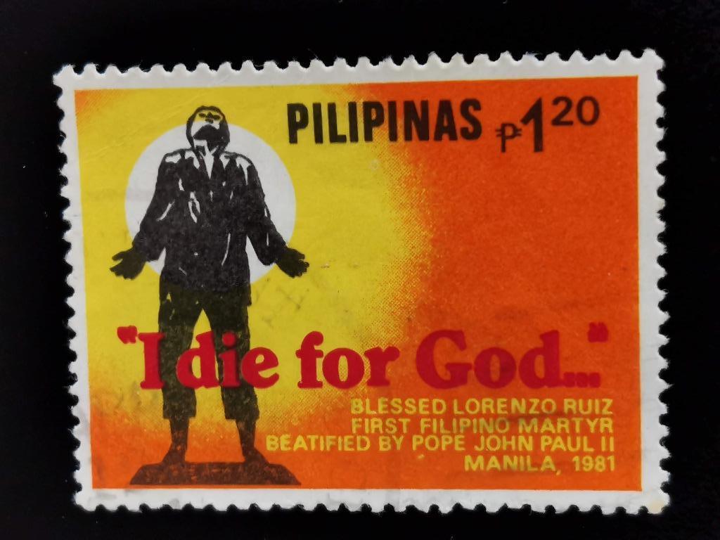 Philippines 1983 - Canonisation de Lorenzo Luis, Enlèvement ou Envoi, Affranchi, Asie du Sud Est