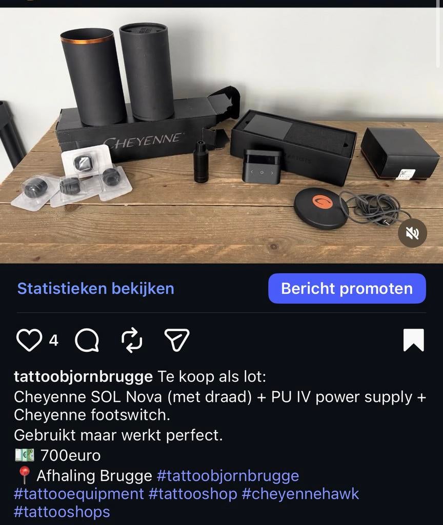 Tattoo materiaal, Hobby en Vrije tijd, Tekenen, Ophalen, Zo goed als nieuw