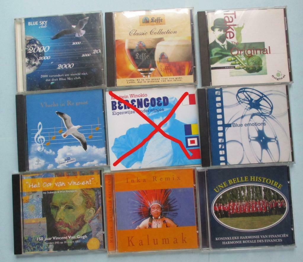 8 CD de musique 1 € la pièce, Enlèvement ou Envoi