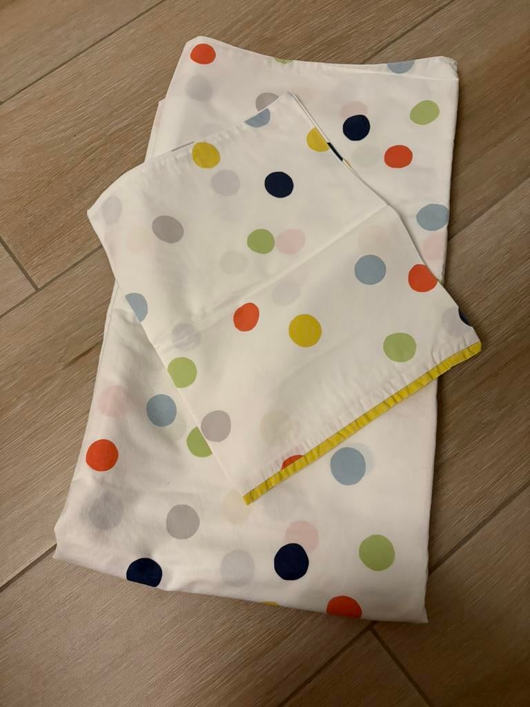 Dekbedovertrek & kussensloop babybed, Ophalen, Zo goed als nieuw, Dekbedovertrek