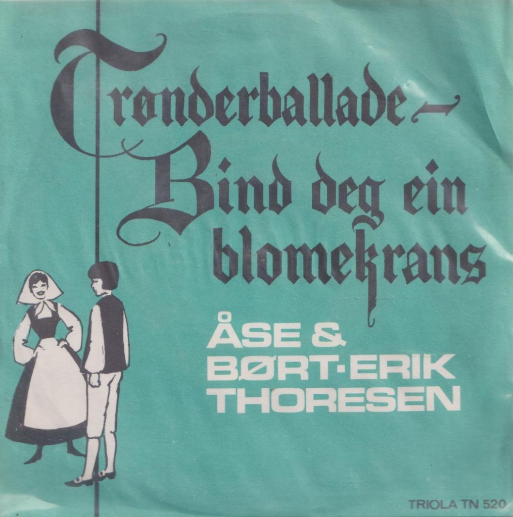 Bort Erik Thoresen - Tronderballade – Single, Cd's en Dvd's, Vinyl Singles, Ophalen of Verzenden, Gebruikt, Wereldmuziek