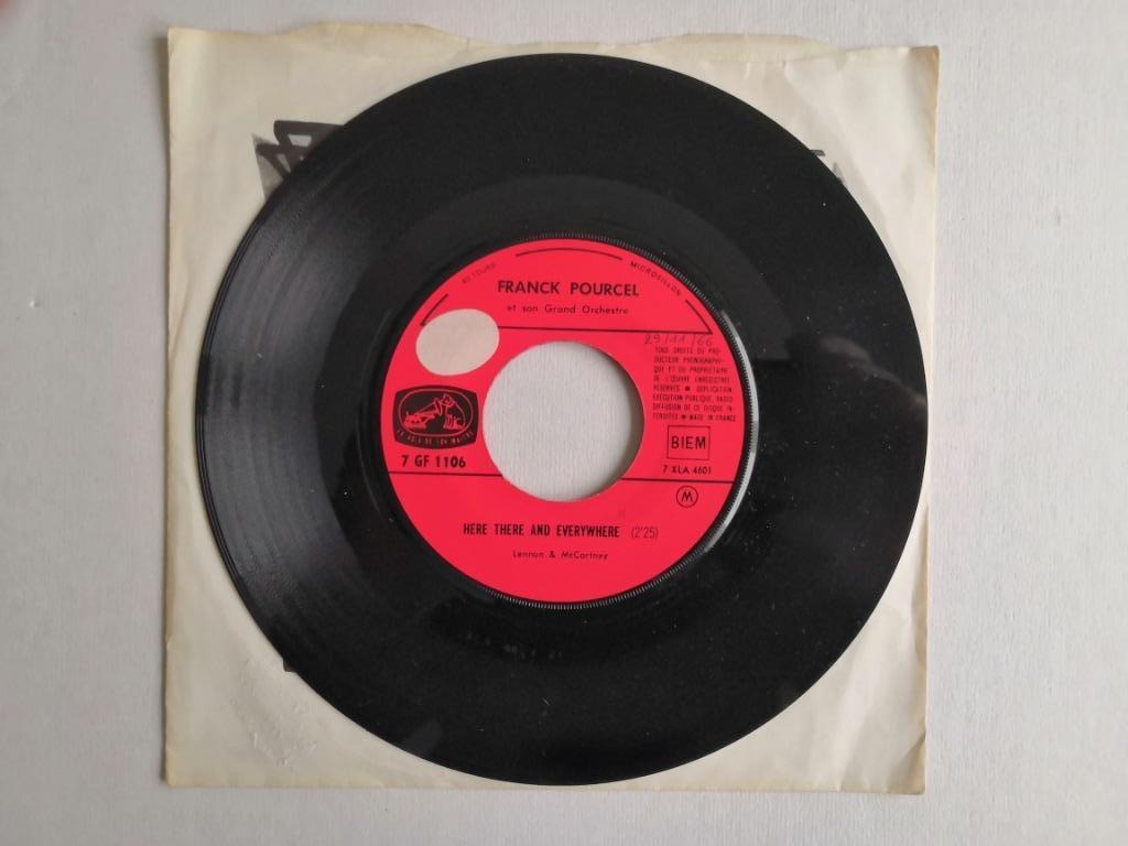 FRANCK POURCEL & HIS ORCHESTRA - Here there and everywhere, Envoi, Comme neuf, Pop