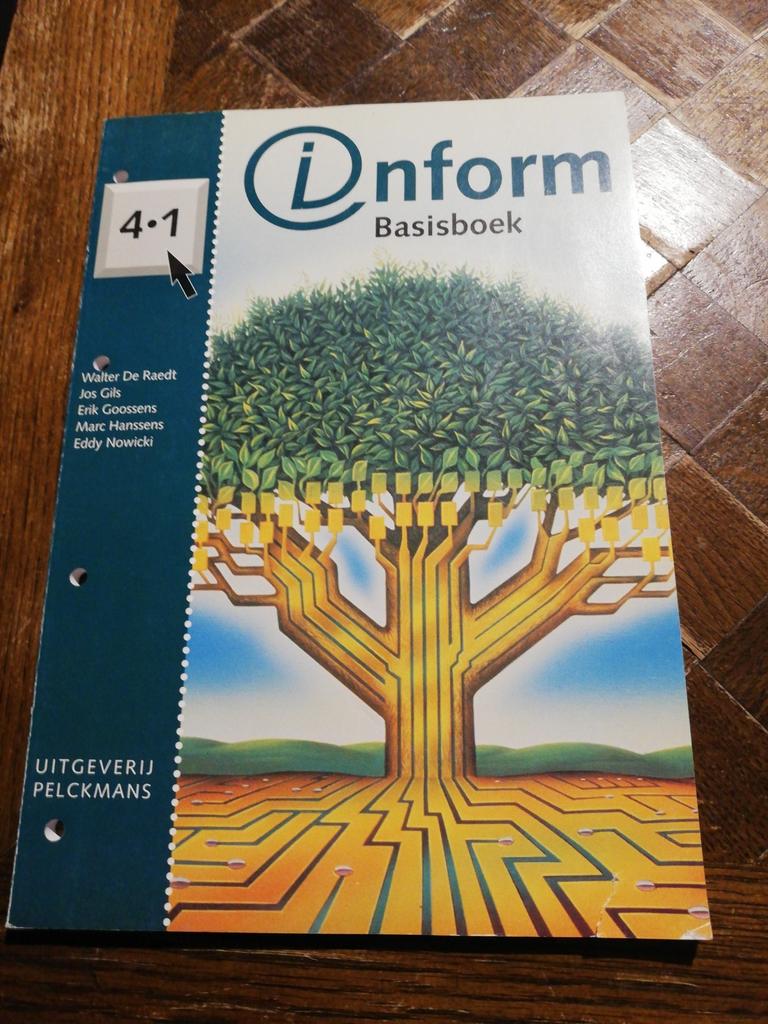 Inform. 4.1. Basisboek. Uitgeverij Pelckmans., Ophalen, Zo goed als nieuw