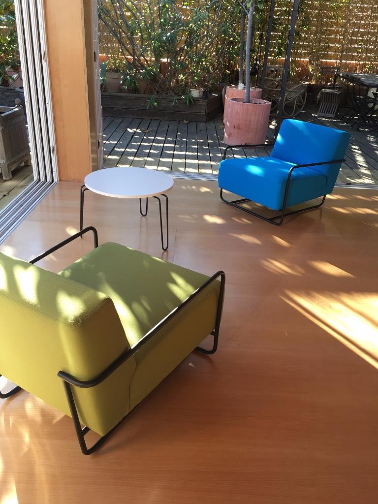Fauteuil BOLT 72 - design Sergio Ballesteros, Neuf, Moins de 75 cm, Tissus, 50 à 75 cm