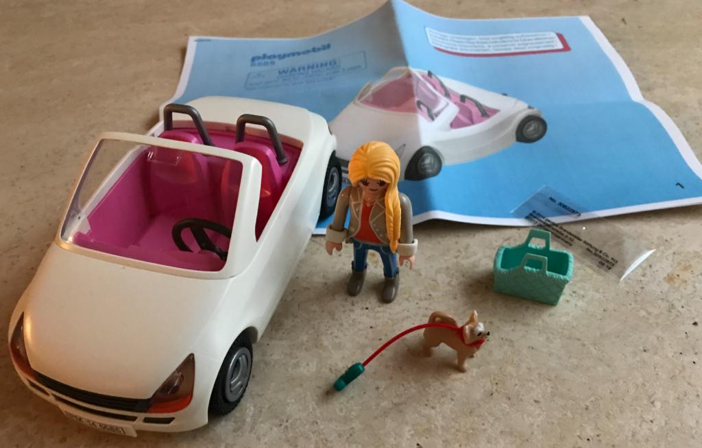 JEU "PLAYMOBIL - CABRIOLET CHIC" - 5585 SANS BOÎTE, Enlèvement ou Envoi, Utilisé