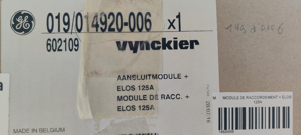 Elektriciteitskast, Enlèvement, Neuf, Autres types