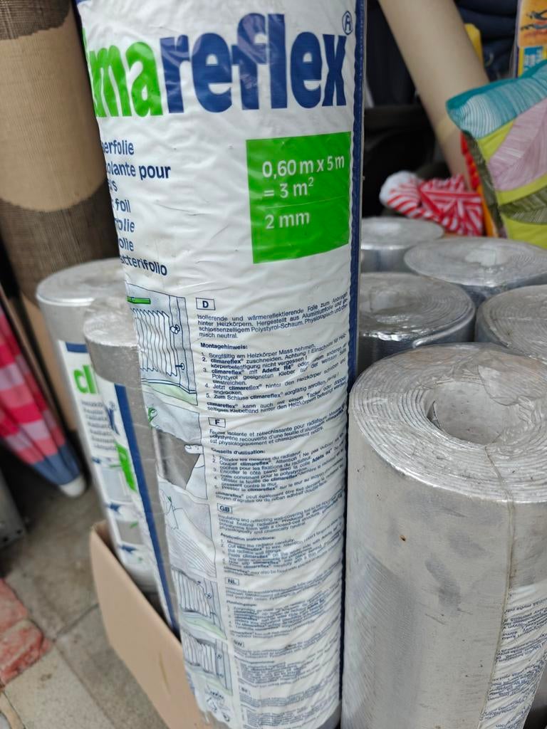 Film isolant Climareflex pour radiateur 2 mm, Enlèvement