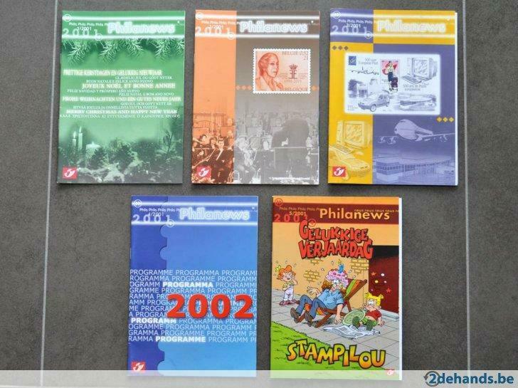 Philanews - Postzegel Magazine - Jaargang 2001, Postzegels en Munten, Ophalen of Verzenden