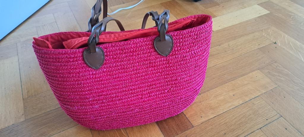 sac à bandoulière d'été, Ophalen, Nieuw, Rood, Leer