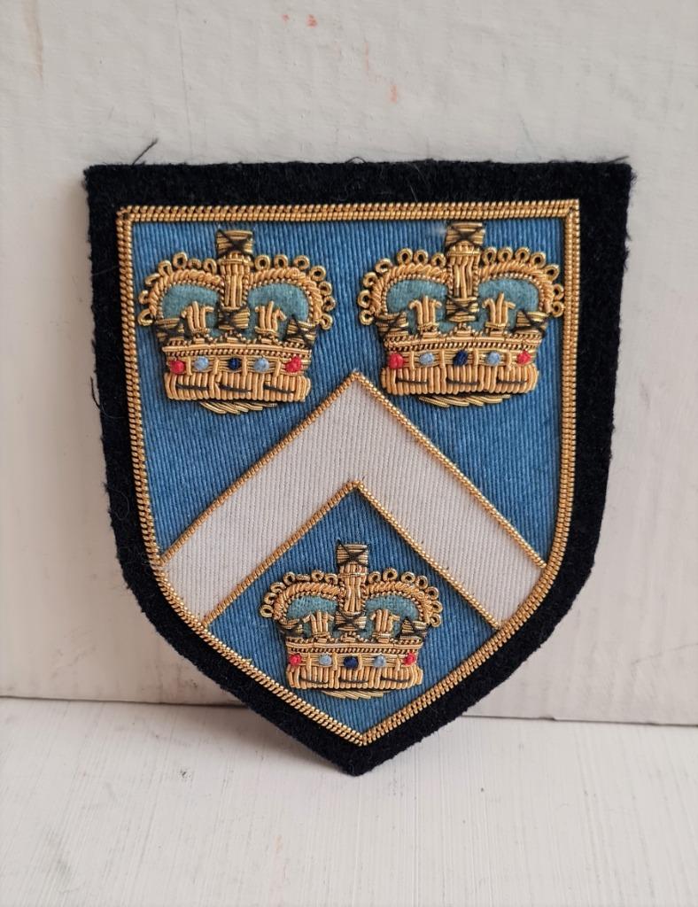 Insigne du roi britannique brodé « Jubilé royal », Enlèvement ou Envoi, Neuf, Autres types