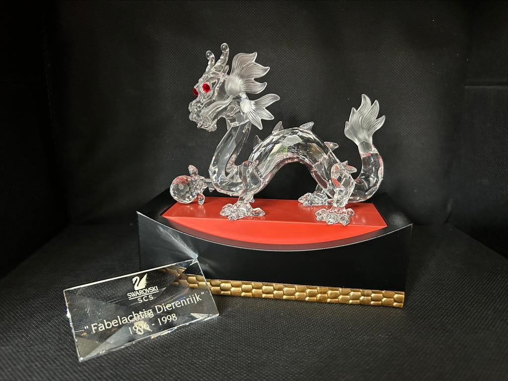Swarovski draak, Verzamelen, Swarovski, Ophalen of Verzenden, Zo goed als nieuw, Figuurtje