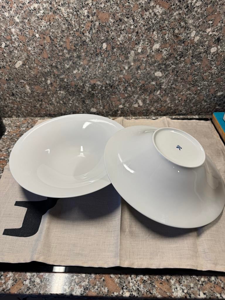 Saladeschalen Alessi KU White Porcelain 32 cm, Enlèvement, Comme neuf, Porcelaine