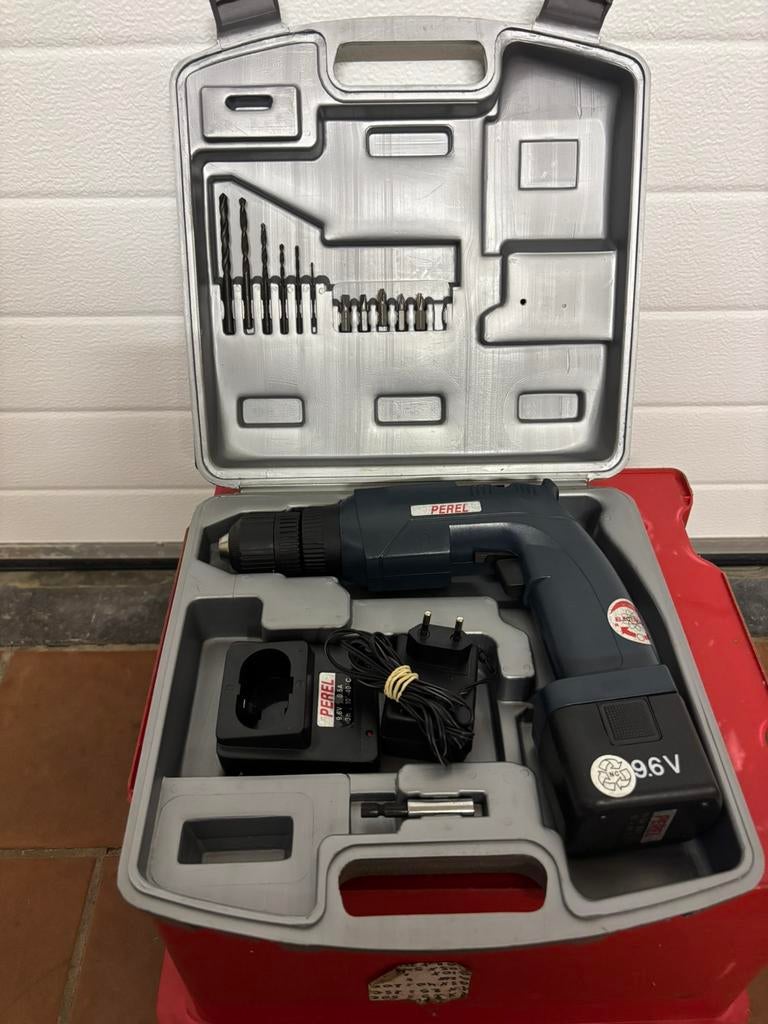 Acu boormachine merk Perel, Bricolage & Construction, Outillage | Foreuses, Enlèvement, Neuf, Perceuse