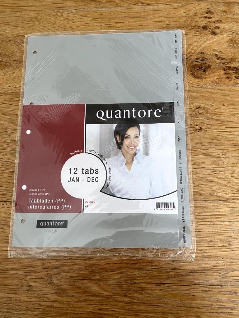 Tabbladen in plastic Jan-Dec, Ophalen of Verzenden, Nieuw