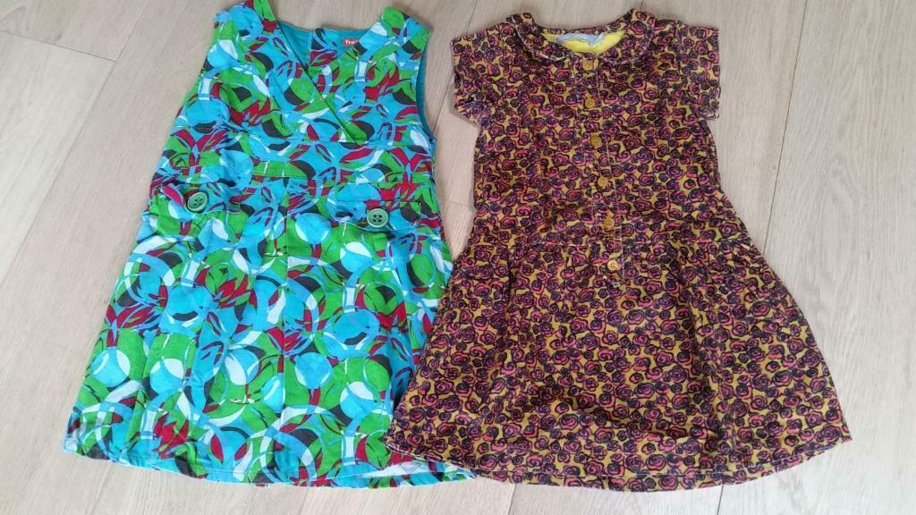 Set van 2kleedjes 'Fred&Ginger' (m104), Enfants & Bébés, Vêtements enfant | Taille 104, Utilisé, Fille, Robe ou Jupe, Enlèvement ou Envoi