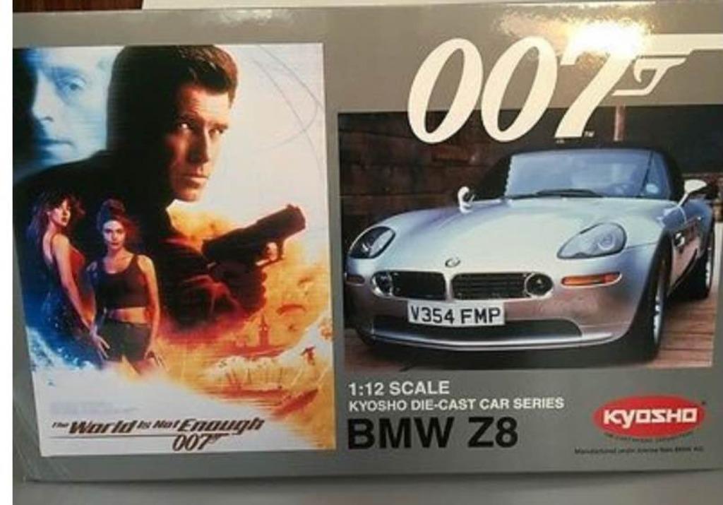 Miniature - BMW Z8 - 1/12 - Kyosho - Version 007 JAMES BOND, Enlèvement