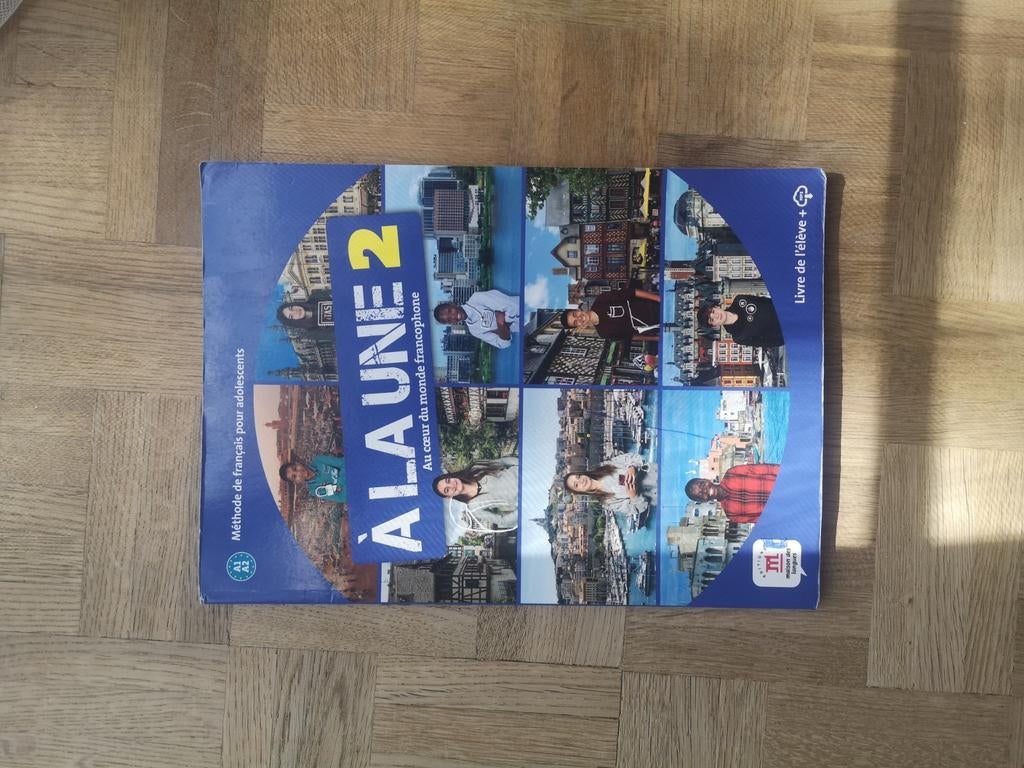 La Une 2, Frans studieboek, gebruikt, Ophalen, Gelezen