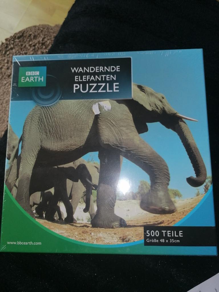 Puzzel olifanten 500 stuks, Verzenden, Nieuw