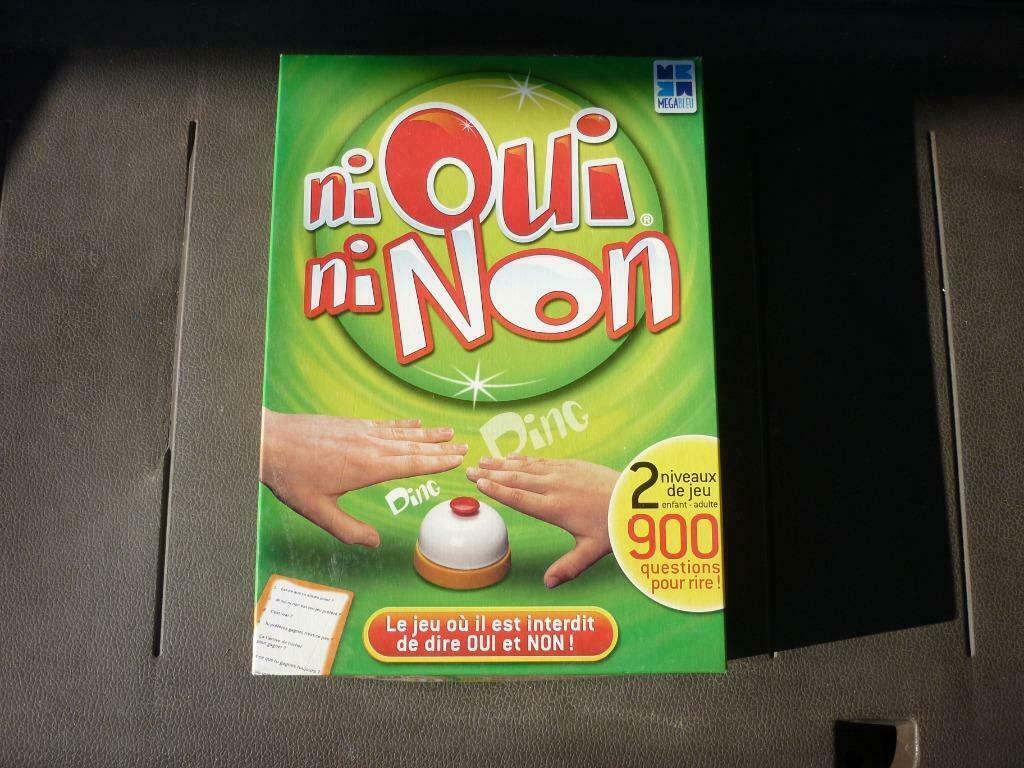 Jeu de société - Ni Oui Ni Non, Hobby & Loisirs créatifs, Trois ou quatre joueurs, Enlèvement ou Envoi, Utilisé, Megableu
