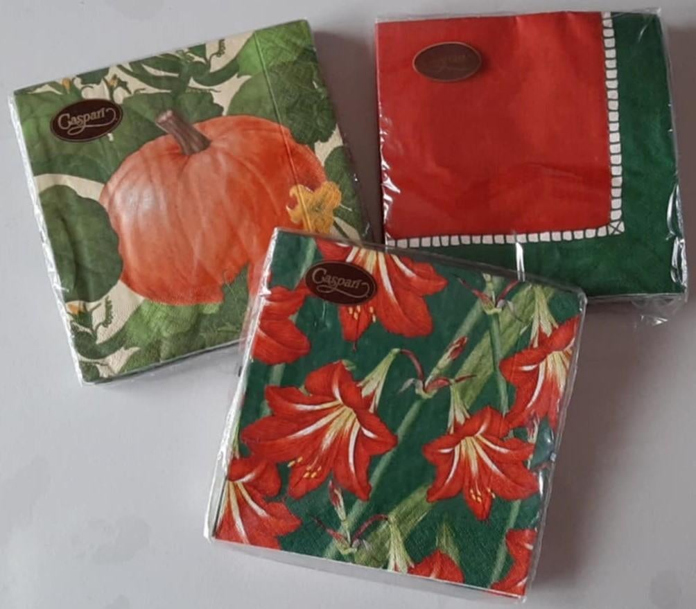 Lot de 60 serviettes  de table "Caspari", Enlèvement, Neuf, Autres couleurs, Autres types