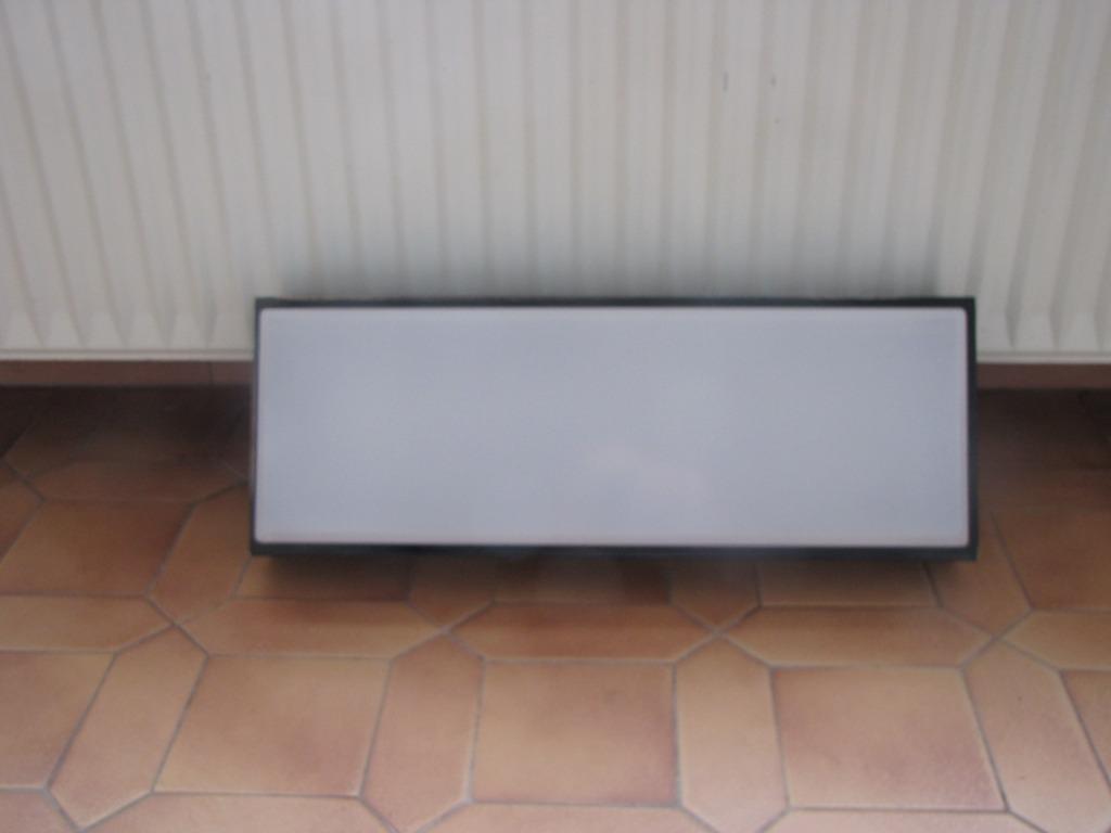 Plafonnier 2 tubes néon, Maison & Meubles, Lampes | Plafonniers, Utilisé, Métal, Enlèvement
