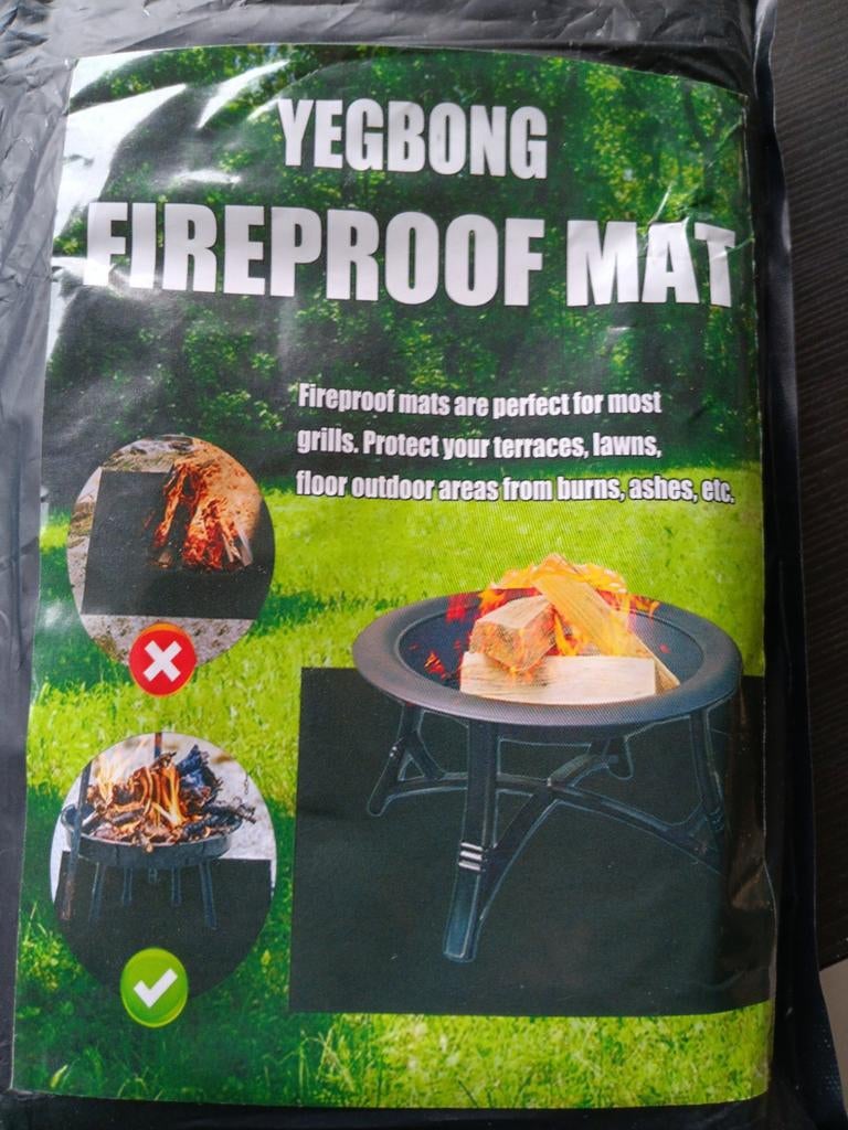 brandbestendige mat voor onder barbecue en grills, Tuin en Terras, Ophalen, Nieuw