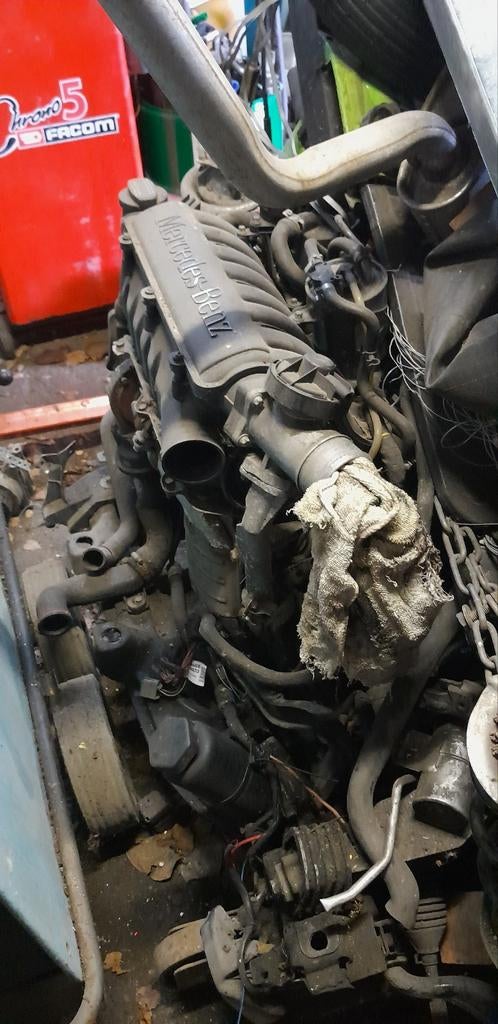 Moteur A classe 170cdi, Enlèvement