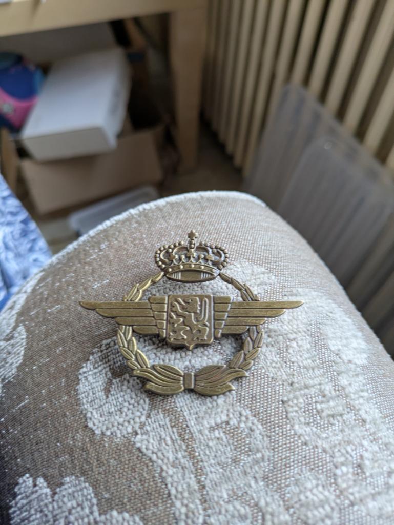 Vrouwelijke militair kenteken, Verzamelen, Militaria | Algemeen, Ophalen of Verzenden, Luchtmacht, Embleem of Badge