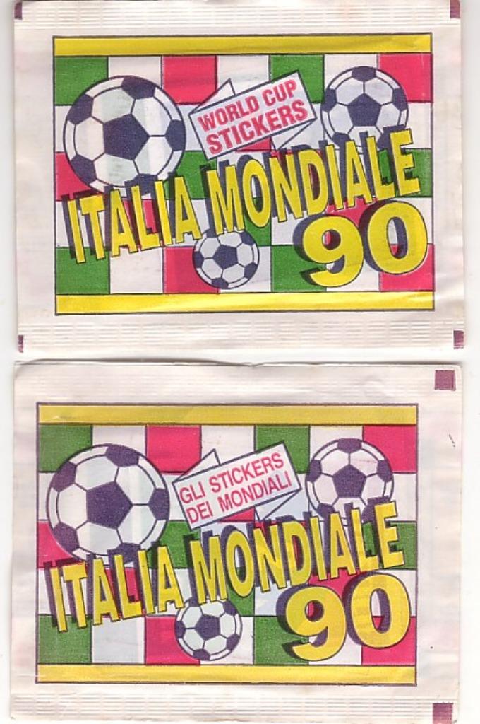Figurine Vallardi / Italia Mondiale 90 / 2 sachets fermés, Envoi, Neuf, Affiche, Image ou Autocollant