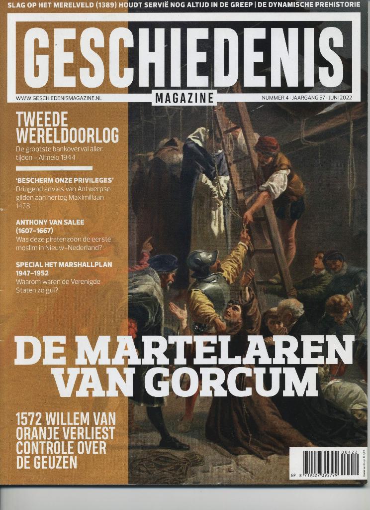 Geschiedenis magazine 2022 nr. 4 + Marshallhulp75 jaar, Ophalen of Verzenden, Zo goed als nieuw, Overige typen