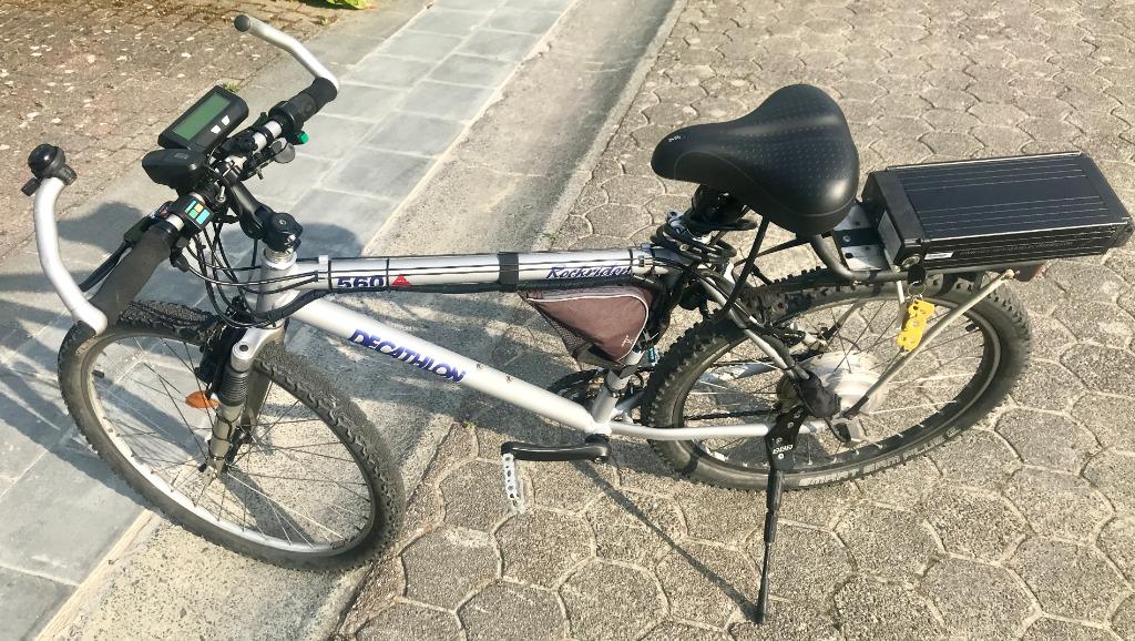 Vélo électrique avec roue électrique & moteur OZO 750W 36V, Utilisé, 30 à 50 km par batterie, Autres marques