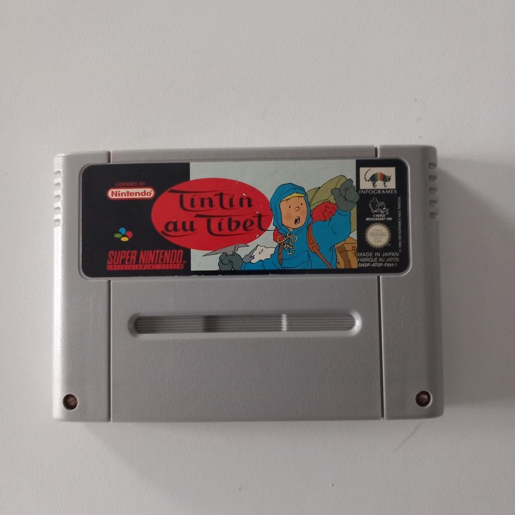 Tintin au Tibet pour Nintendo SNES, Consoles de jeu & Jeux vidéo, Enlèvement ou Envoi, Comme neuf