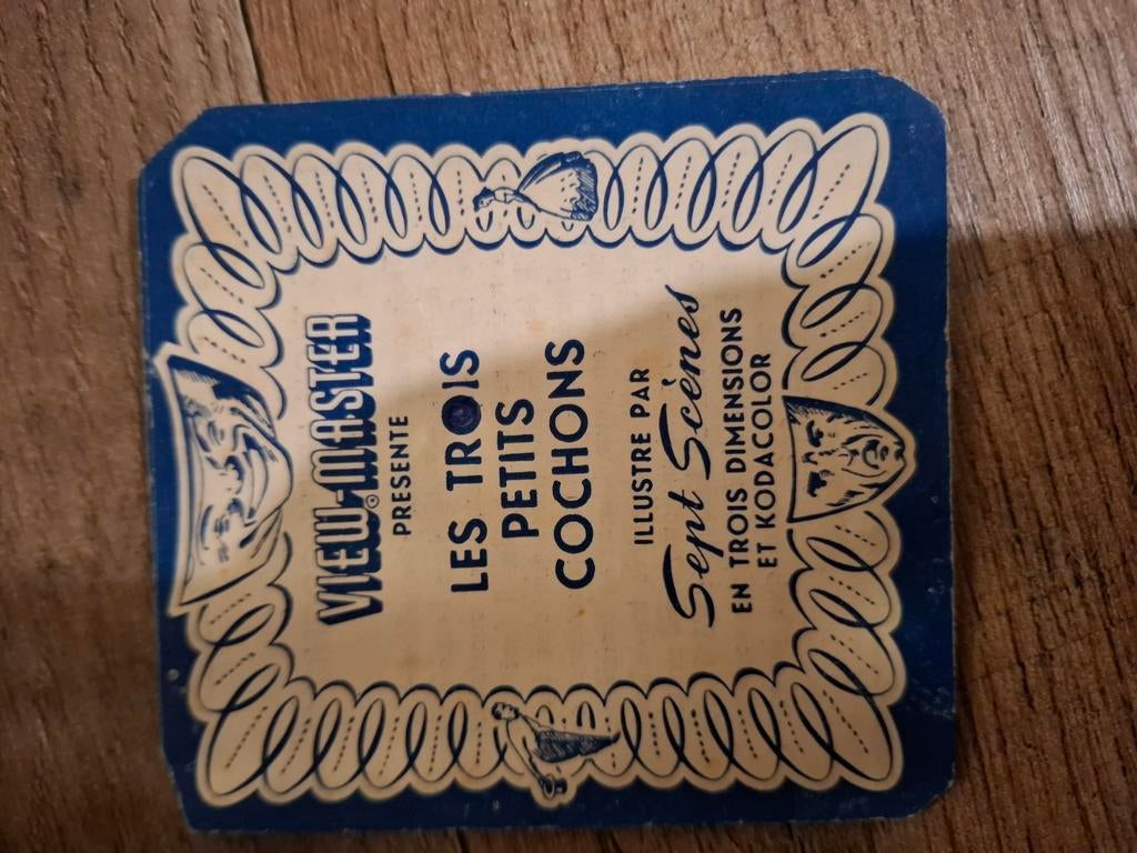 Viewmaster : livre les trois petits cochons, Envoi, Comme neuf