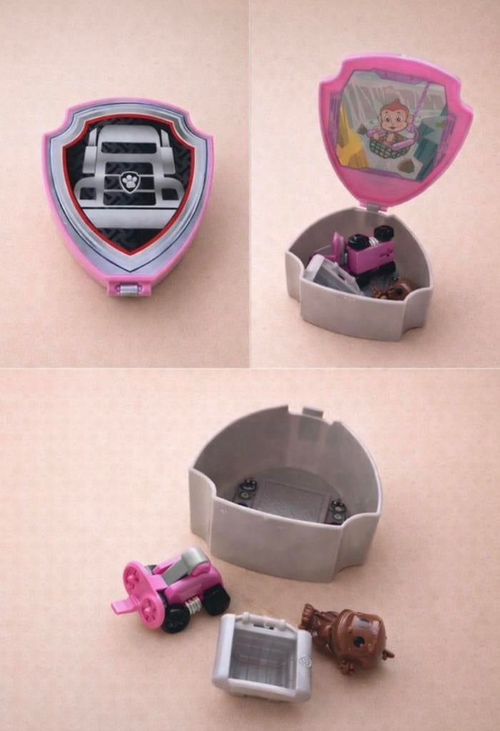 Paw Patrol Mini Speelset – roze koffer, Ophalen of Verzenden, Zo goed als nieuw