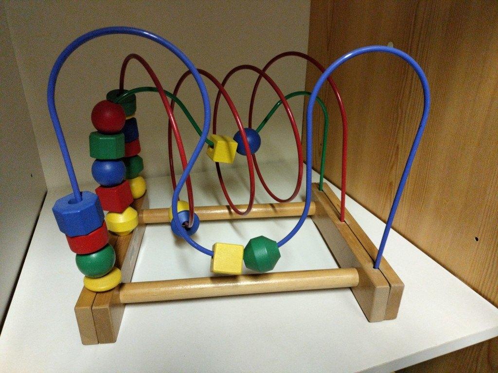 Boulier bois enfant, Enlèvement, Utilisé