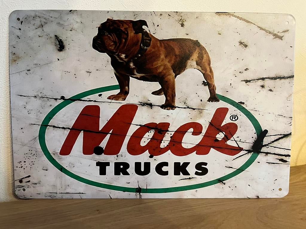 Metalen plaat voor vrachtwagens van Mack Trucks, Ophalen of Verzenden, Zo goed als nieuw