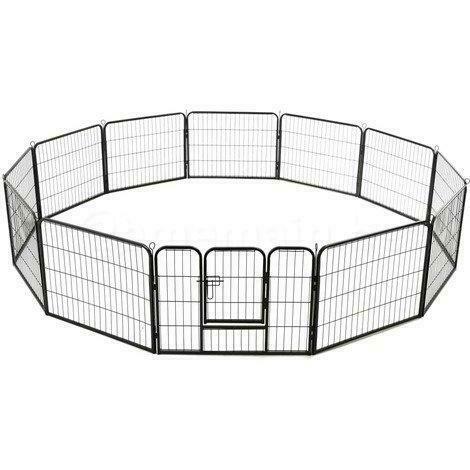 Enclos 16 panneaux 80x80 cm enclos chien parc chien NEUF, Animaux & Accessoires, Envoi, Neuf