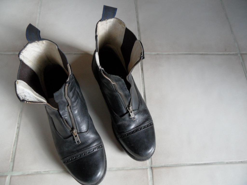 Bottes en cuir (bottes courtes) taille 40, Enlèvement ou Envoi, Comme neuf, Boots et Botinnes, Ruitersport Grand Prix