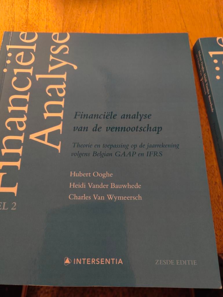 Financiële analyse van de vennootschap (zesde editie) (2 del, Enlèvement ou Envoi, Hubert Ooghe; Heidi Vander Bauwhede