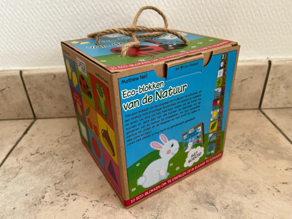 Sassi eco stapel-blokken van de natuur, Kinderen en Baby's, Ophalen, Zo goed als nieuw