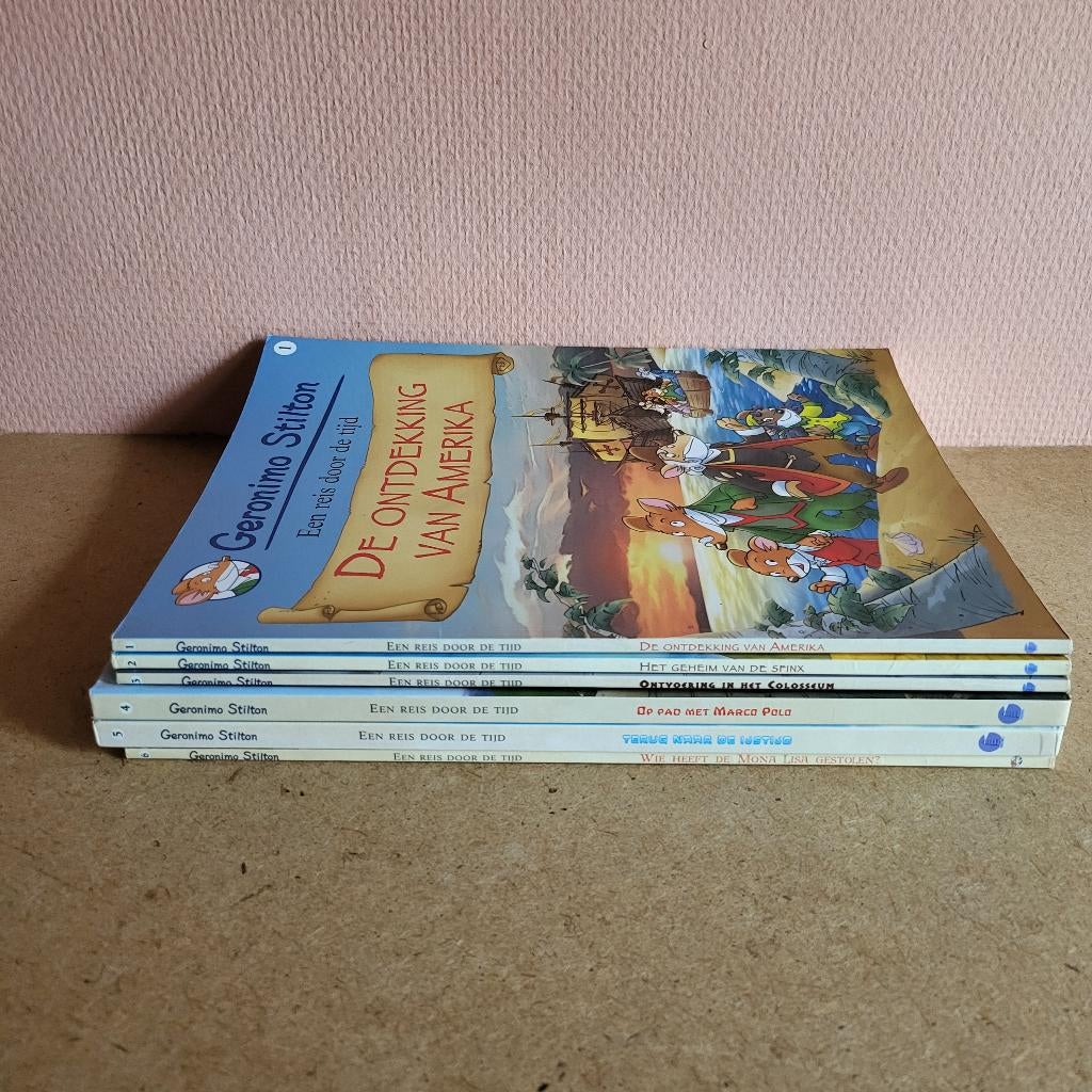 Strips Geronimo Stilton 6 stuks, Boeken, Stripverhalen, Meerdere stripboeken, Ophalen of Verzenden, Geronimo Stilton