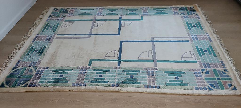 Zijde op zijde tapijt 238cm x 168cm, Antiek en Kunst, Ophalen