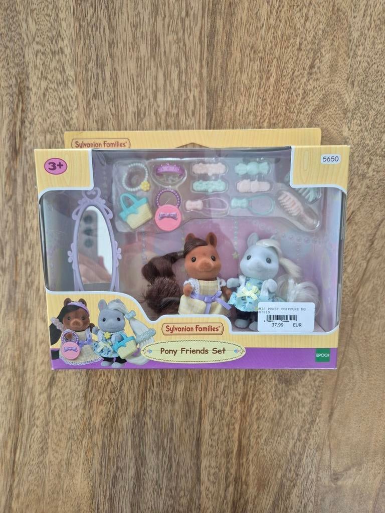 Epoch Sylvanian Families 5650 : Pony Friends Set, Kinderen en Baby's, Speelgoed | Actiefiguren, Nieuw, Ophalen of Verzenden