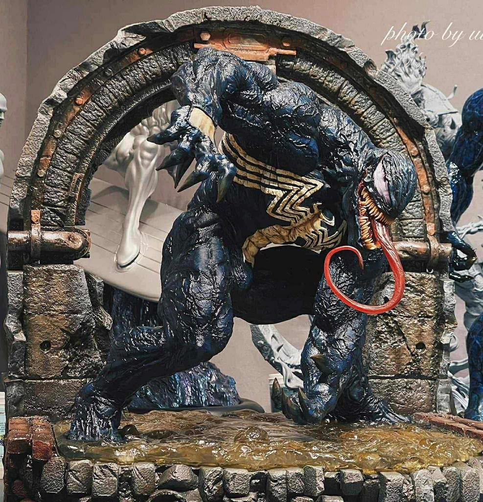 Custom Venom Statue 1:4 scale Evil Studios Spiderman, Collections, Enlèvement, Comme neuf, Fantasy