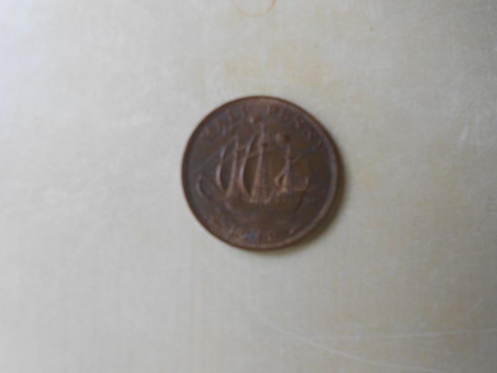 Half Penny, pièce de monnaie britannique (1948), Enlèvement ou Envoi, Autres pays, Monnaie en vrac