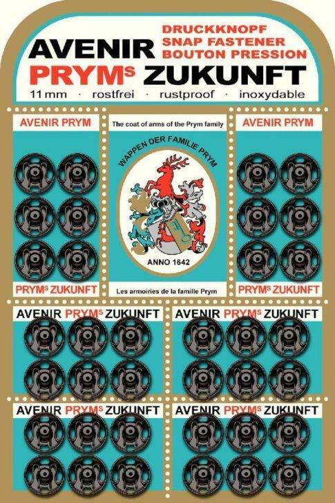 36 drukknopen 11 mm zwart RVS prym 341120, Hobby en Vrije tijd, Naaien en Fournituren, Ophalen of Verzenden, Nieuw