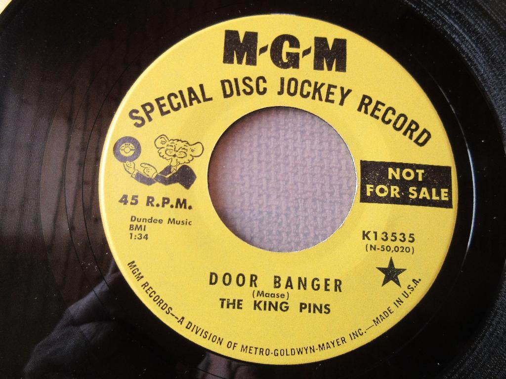 The King Pins  ‎–  Door Banger / Rod Hot Rod, Single, Utilisé, 7 pouces, R&B et Soul