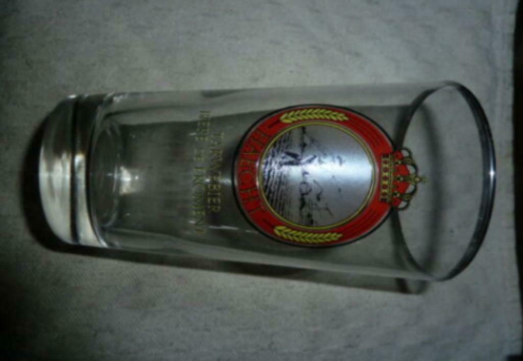#N Bier glas HAECHT Tarwebier ~ Biere de Froment Brij Haacht, Ophalen of Verzenden, Gebruikt, Bierglas