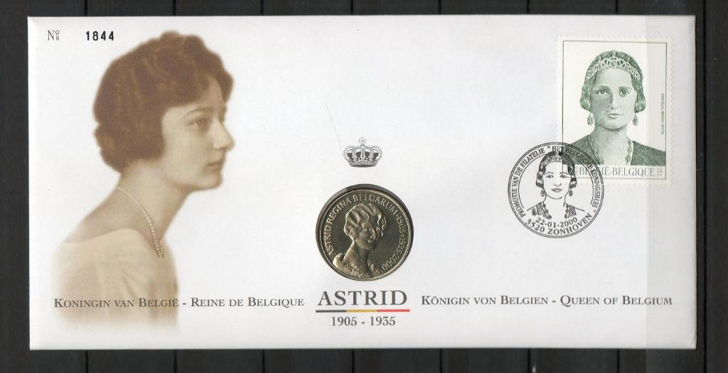 Année 2000 : 2968 - Numisletter : Astrid Reine de Belgique, Enlèvement ou Envoi